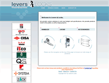 Tablet Screenshot of leversandlocks.co.za